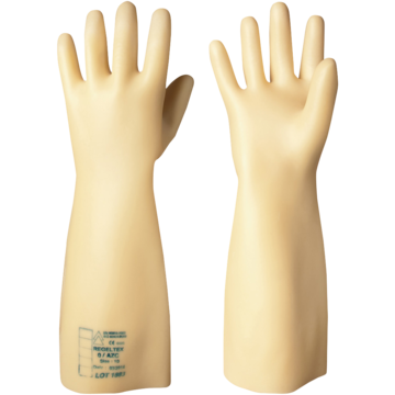 Isolerande elektrikerhandskar i latex Klass 0 Regeltex