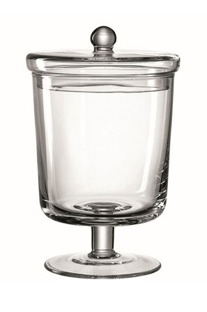 Leonardo - Glasburk Poesia 24 cm - Transparent - Förvaringsburkar - Från Homeroom