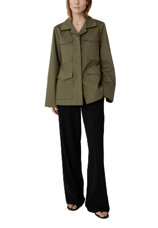 Marville Road The Riley Cotton Army Jacket Jackor Dam Grön 40