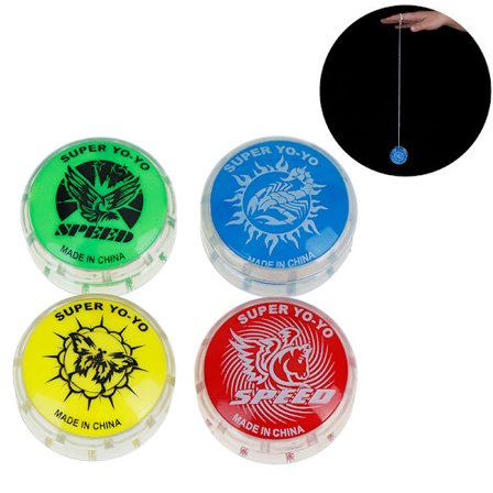 1st Magic YoYo bollleksaker för barn färgglada plast jojo leksaker pa