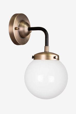 Globen Lighting - Vegglampe Alley 1 IP44 - Messing - Vegglamper - Fra Homeroom