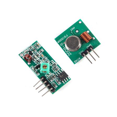 1 Set 433mhz Rf Trådlös Sändarmodul Mottagaresats 5v Dc 3