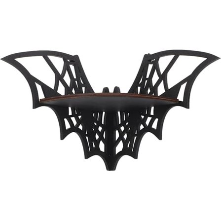 Puinen kulmahylly – Seinään asennettava hylly ja esittelyhylly kynttilöille, kasveille ja Halloween-koristeille