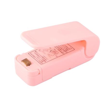 2 kpl Kannettava Mini Pussin Sulkija Käsikäyttöinen Ruuan Säilytyslaite Paristoilla Toimivat Lämpösulkijat (vaaleanpunainen, ilman paristoja) Pink 