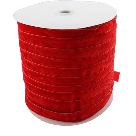 Sammetsband, 50 m långt och 10 mm brett, dekorativt, för smycken