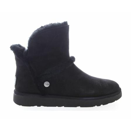 Ugg, Luxe Spill Seam Mini Boots Czarny, Kobieta, Rozmiar: 37 EU