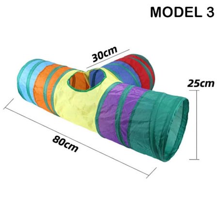 Kattunnel med stabil form – 3 olika storlekar –