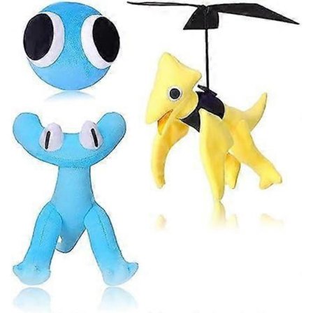 "3 stk Regnbue Plysjleker, Friends Chapter 2 Fans Plysjleker for Barns Fødselsdager Halloween" (FMY)