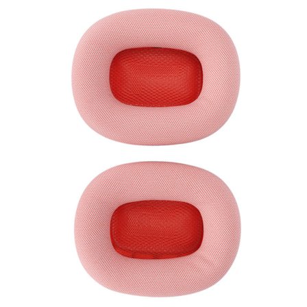 Ersättningsöronkuddar för hörlurar, mjuka minnesskum, proteinläder, öronmuffar för Airpod MAX Hörlurar Rosa