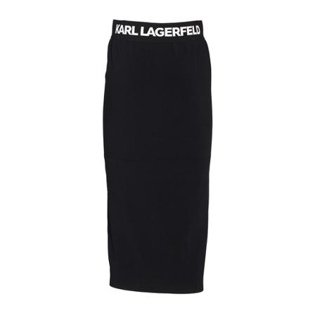 Karl Lagerfeld Rok , Zwart , Dames , Maat: L Kokerrokken