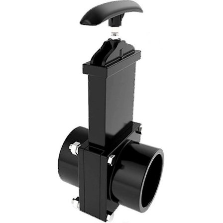 Dreneringsventil for bobil, campingvogn, slitesterk strømning, 50 mm, dreneringsventil for varebil, avløpsslange for avløpsvann (svart) -QH