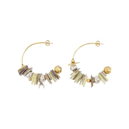 Marine Serre Pre-owned Jewellery gul, Dam Vintage Smycken, Dam, Storlek: ONE SIZE