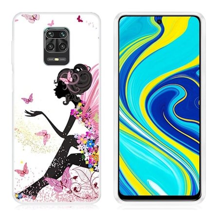 Butterfly läder Xiaomi Redmi Note 9 Pro / Xiaomi Redmi Note 9 Pro Max / Xiaomi Redmi Note 9S fodral - Flerfärgad