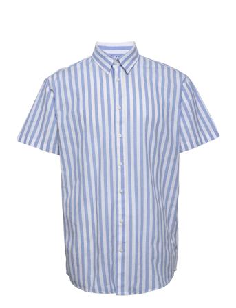 Slhregnew-Linen Shirt Ss Classic W Kortærmet Skjorte Multi/mønstret Selected Homme