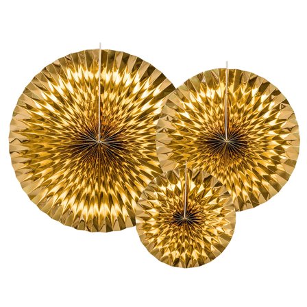 Hengende Pyntesløyfer Glinsende Gull