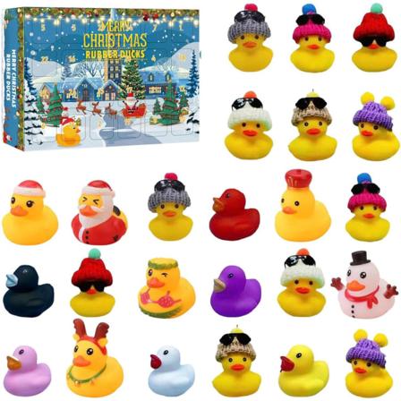 Kumi Ankka Adventtikalenteri 2023, Adventtikalenteri 2023 Lapsille, Adventtikalenteri Ankkasetti, Adventskalender med 15 gummiankor, adventskalender