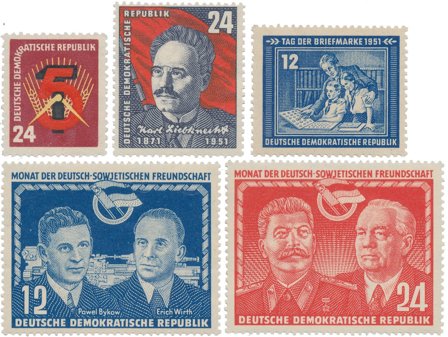 DDR 1951 - MICHEL 293-297 - Postfrisk