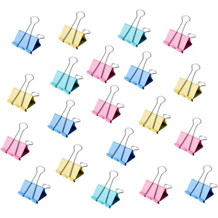 120 kpl värillisiä minipidikkeitä 3/5 tuumaa toimistoon