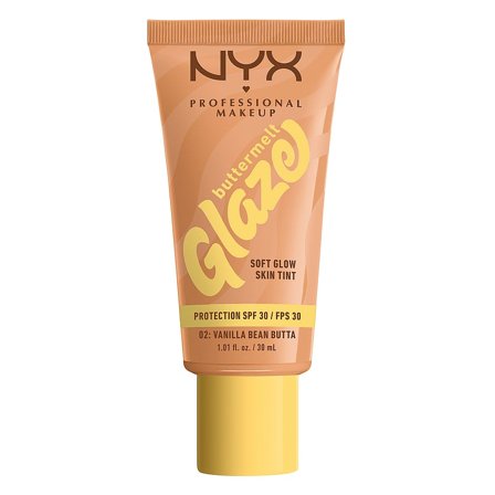 NYX PROFESSIONAL MAKEUP Buttermelt Glaze Foundation 02 Vanilla Bean Butta, Makeup, Ansigt, Foundation