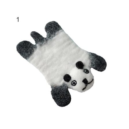 Coasters Cartoon Varmebestandig Fleece Søte Dyreformede Brikker til Kjøkken-1 unik verdi