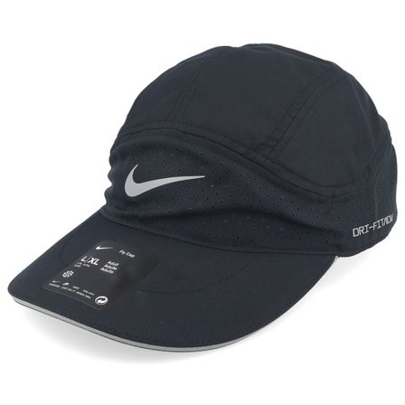 Nike - Svart 5panel Keps - Fly Cap Black 5-Panel @ Hatstore