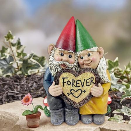 Udendørs statue 5,9 tommer | Forever Gnomes Have Statuer | Sjovt