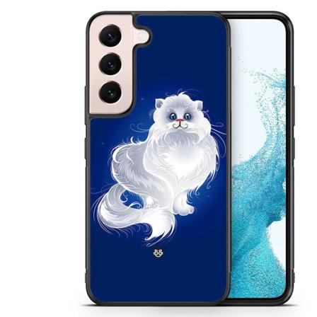 Bjornberry Skal Samsung Galaxy S23 5G -Vit Katt