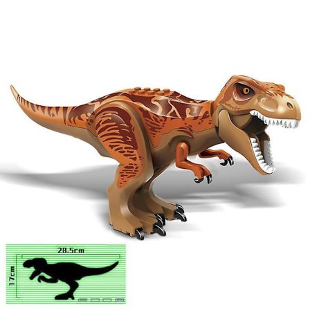 36 Style Big Jurassic Dinosaur World Spinosaurus Ankylosaurus Dino Building Block Moc Model Diy Bricks Educational Toys Gift