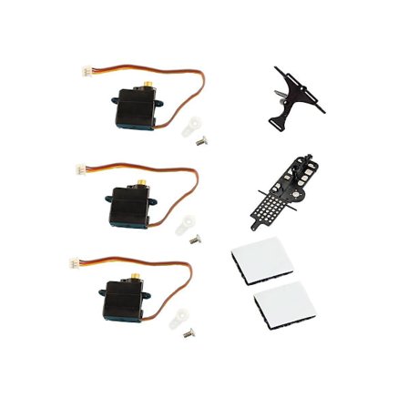 1 sæt Xk K110 opgradering til K110s metal servo hovedramme servoplade til Xk K110 K110s Rc helikopter U