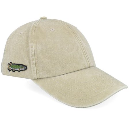 Skillfish - Beige unconstructed Keps - Tiny Pike Vintage Washed Stone Dad Cap @ Hatstore