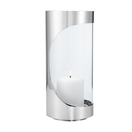Georg jensen Chrome Contours kynttilälyhty 28 cm