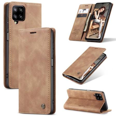 Caseme Plånboksfodral Samsung Galaxy A12 - Brun Brun