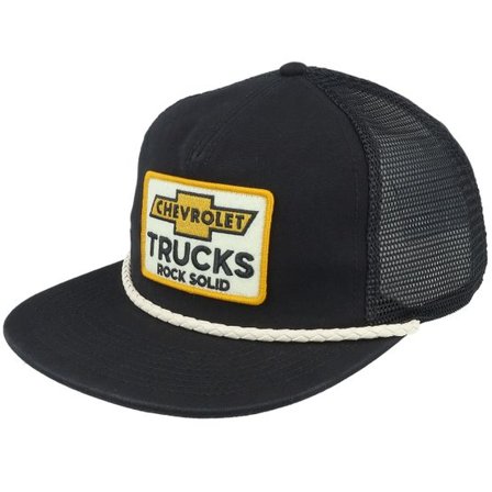 American Needle - Svart trucker Keps - Chevrolet Wyatt Black Trucker @ Hatstore