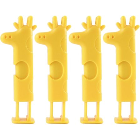 Poseklemmer, Matposeforseglingsklemmer | 4 Matposeklemmer | Kjøkken Matoppbevaringsposeklemme, Fruktposeklemme, Praktisk Poseklemme