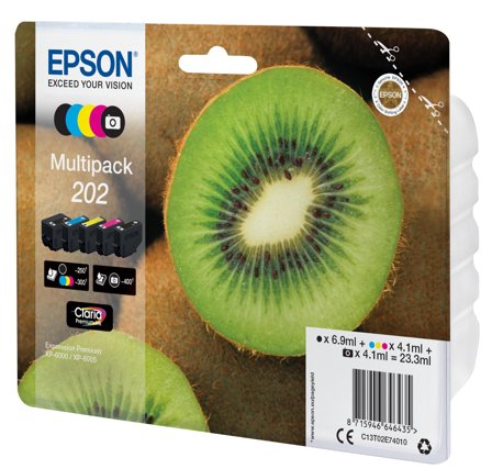 Epson 202 Multipack (5clr) Claria Premium XP-6000/6005