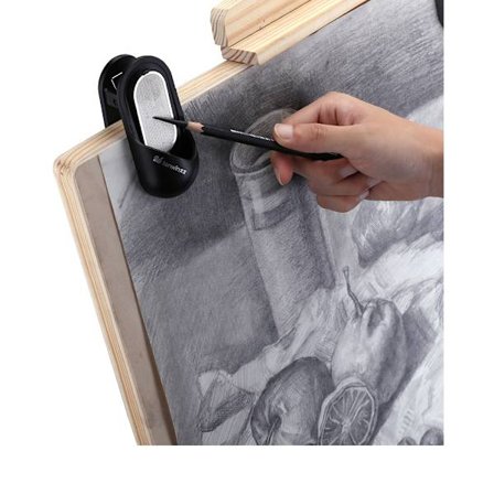 1 st kolpenna vässare skiss papper klämma klämma penna bly slip