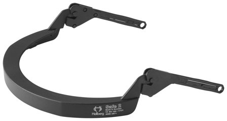 Hellberg 20901-001 Visirhållare för hjälmar med rakt brätte, Huvudskydd