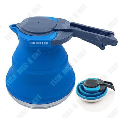 Kedel - TD - Sammenklappelig - Silikone - 1500 ml - Modstandsdygtig op til 230°C