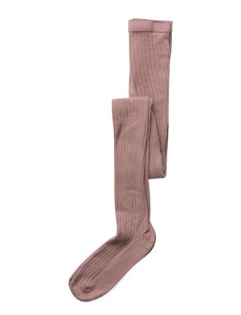Cotton Rib Tights Socks & Tights Tights Lyserød Mp Denmark