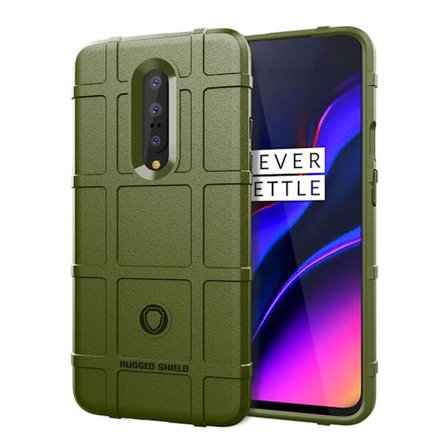 OnePlus 7 Pro firkantet gitter cover - grøn