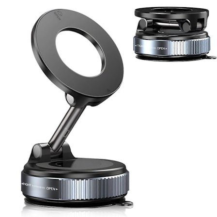 Magnetisk sugekop telefonholder, køkken mobiltelefonholder, bil sugekop vakuum telefonholder