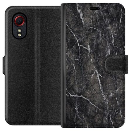 Kompatibelt Lommeboketui til Samsung Samsung Galaxy Xcover 5 Svart Marmor