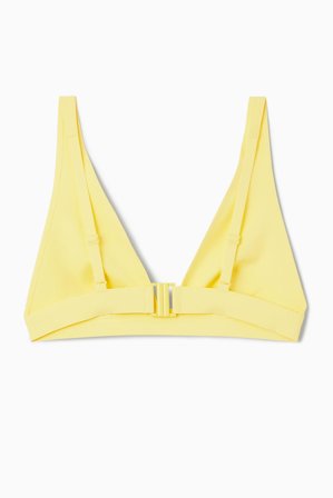 COS Women's Top De Bikini Co Efecto Neopreno in Amarillo