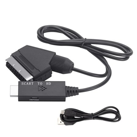 Scart till HDMI-omvandlare med stöd för 720p och 1080p