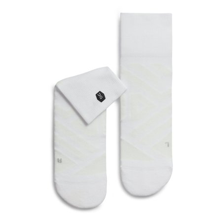 On Performance Mid Sock W White/Ivory
