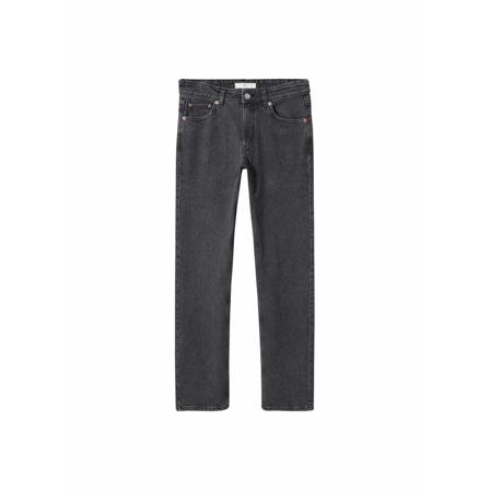Mango Raka jeans medium midja grå, Dam, Dam, Storlek: XL