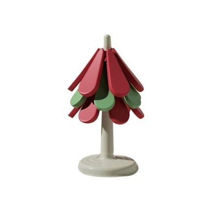 Silikoneunderlag med isolering – Varmebestandig bordbeskyttelse med dekorativt design | Holdbar beskyttelse til tallerkener, kopper og servering_OF