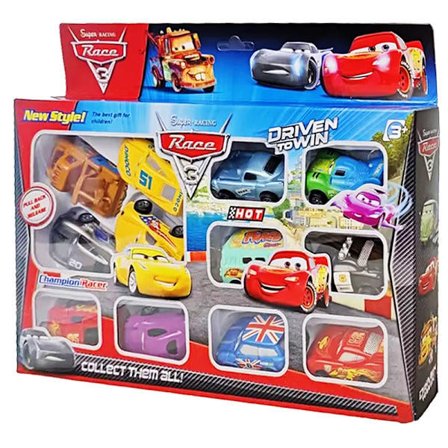 Nye originale biler Disney Pixar Cars 3 Legetøj Lynet McQueen Mini Bil Rebound Bil Jackson Storm PVC Model Børne Gave Emballage med æske