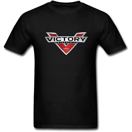 Eswecan Plusa Tianrun Herr Victory Motorcykel Logotyp Kortärmad T-shirt