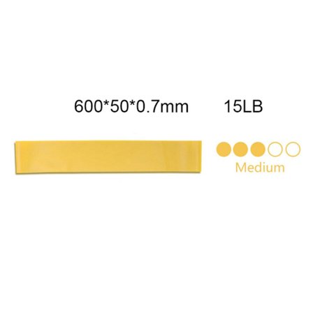 Kraftfullt Smidigt Tr nings Gummiband (Olika Motst nd)